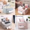 Stylish Multifunctional Tissue Holder Rectangular Tissue Box Napkin Holder for