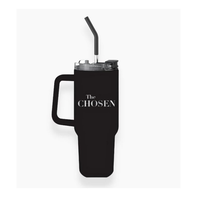 The Chosen: 3 Fish Tumbler - Black - 40 Ounces