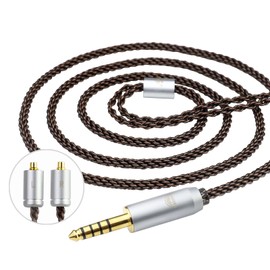 OKCSC ZT8 MMCX Cable Replacement Upgrade Cable for Shure SE215 SE315 SE425 SE535 SE535LTD SE846 AONIC3 AONIC4,8 Core OFC Audio Cable MMCX Connector Cable for Stock 4 Feet Length with 4.4mm Plug