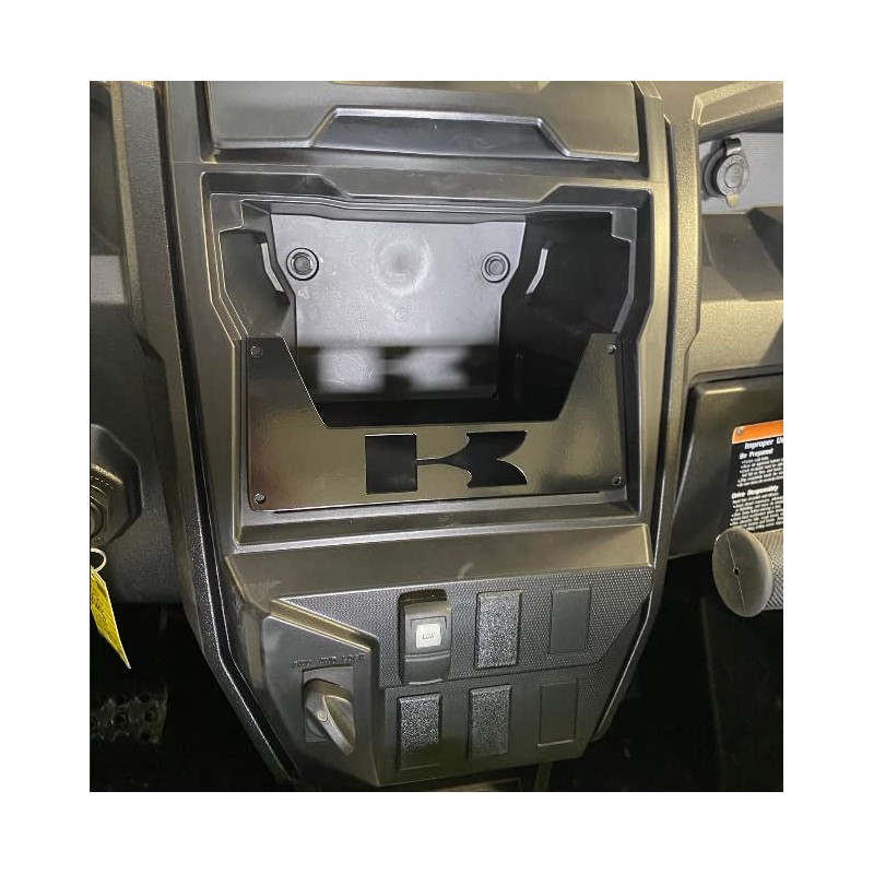 PBR Products Kawasaki KRX 1000 Cubby Dash Plate - Black