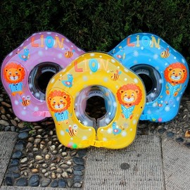 Thick Double Airbag Baby Neck Swimming Ring for Infants and Young Children Free Size/Free Size Blue 10ea