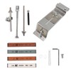 Knife Sharpener Fixed Angle Sharpener with 4 Sharpening Stones Flexible
