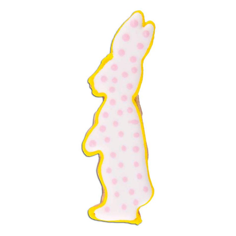 Staedter Standing Rabbit Cookie Cutter, Silver, 6 cm