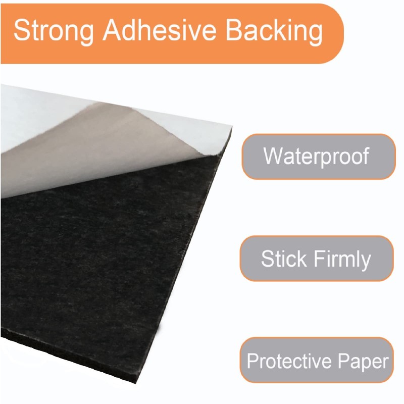 Adhesive Foam Padding, 8 Pieces Neoprene Foam Anti Vibration Pads