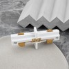 VGOL 4pcs White 120V H Series Single Circuit 3-Wire Track