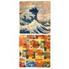 GFM® Silk Mix Square Reversible Painting Based Summer Scarf -