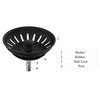KANARY Stainless Steel Kitchen Sink Strainer Basket-Replacement for Standard Drains(3-1/8