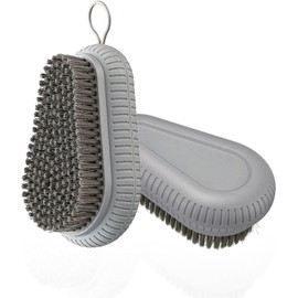 Cleaning Scrub Brush for Laundry Carpet - Carpet Cleaning Brush, Laundry Brush for Stains on Clothes, Scrub Brushes for Cleaning, Laundry Scrub Brushes for Clean Carpet,Clothes 2 Pack (Grey, One size)