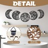 5PCS Moon Phase Wall Decor, Phases of the Moon Wall