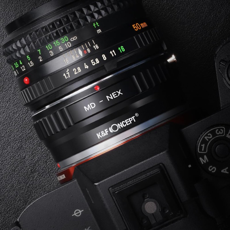 K&F Concept MD to Sony E Lens Mount Adapter, Copper