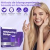 LUSCOR Purple Teeth Whitening Strips, 7Pares-14 Tira Tiras Blanqueadoras De