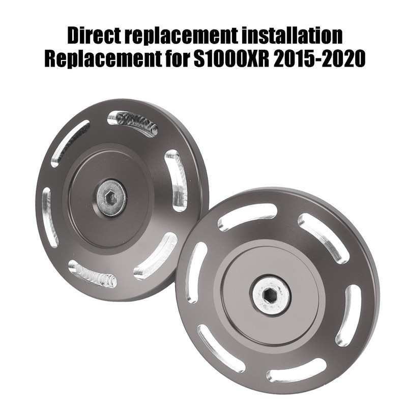 Pair Motorcycle Frame Hole Cover Aluminium Alloy Replacement for S1000XR