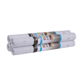 Duck Brand EasyLiner Clear Adhesive Shelf Liner for Cabinets, Cupboards & Protective Covering - Peel and Stick Shelf Liner Easy to Cut & Fit - Self-Adhesive & Removable - 18 in x 24 ft, 4 Rolls
