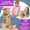 FNA FASHIONS Classic Wooden Tumbling Tower Game - 54 wooden