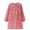 Y&Y&Y Cotton Blend, Long Cooking Gingham Checkered Pattern, Cute, Ruffled,