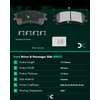 SCITOO D957 Front Ceramic Brake Pads Sets Fit For Mazda