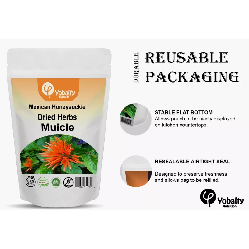 Yobalty Muicle Natural Honeysuckle Hierba tea Yobalty Herbs. Muicle Tea