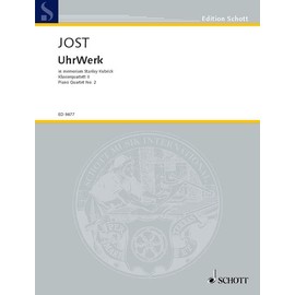 UhrWerk: Piano Quartet No. 2. violin, viola, cello and piano. Partition et parties.