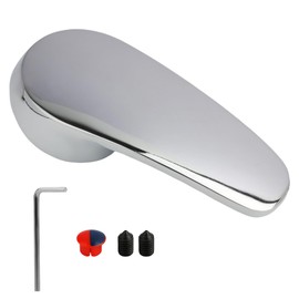 eModwey 40mm Universal Single Lever Tap Handle Silver with Screw, Suitable for Hot and Cold Water, Kitchen and Bathroom Taps, Replacement Part with Easy Installation