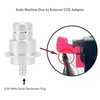 CO2 Adapater Aluminum Alloy 0.3in Quick Disconnection Wear Resistant High
