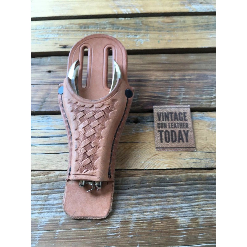 Tex Shoemaker VTG Tex Shoemaker Leather Ticket Hole Punch Holder