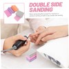 FOMIYES Dual-sided Block Nail Files 50pcs Manicure Nail Files Buffer