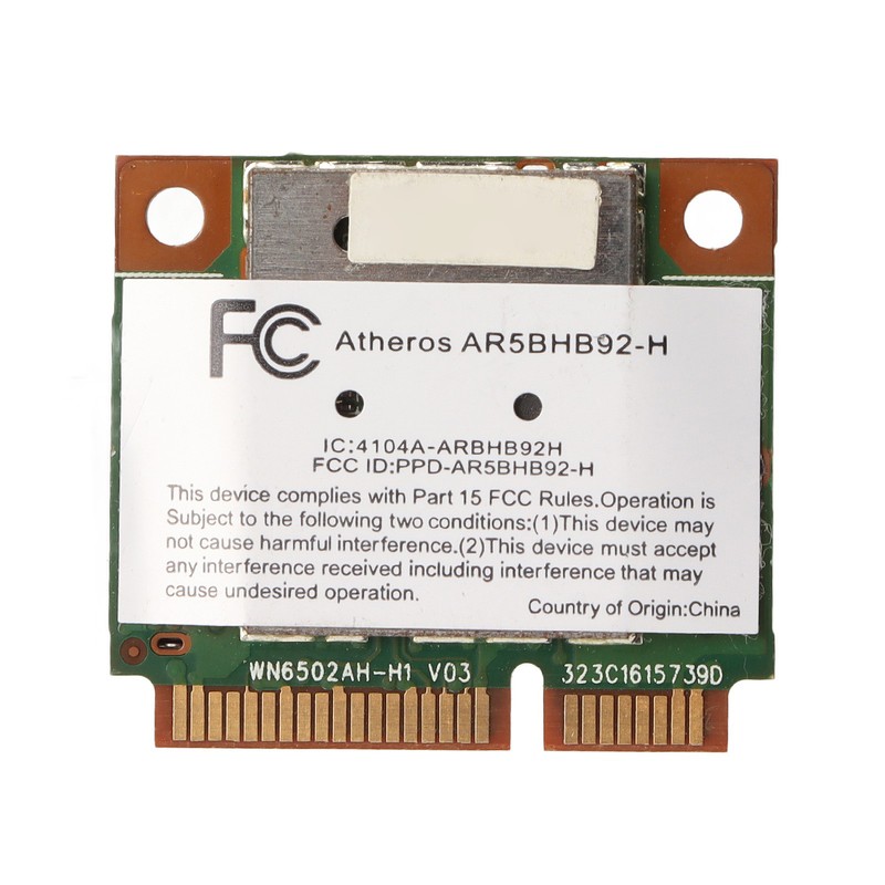 Mini PCIE WiFi Card Dual Band 2.4G 5G 300Mbps Wireless