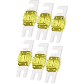 Greluma Pack of 6 20A Mini ANL Fuses for Automotive Marine Audio Video System Electronic Fuse