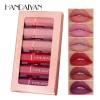 6 Colores De Lápiz Labial Mate De Terciopelo Líquido Mix