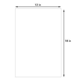 Somime 25 Pack Backing Boards Only - 12x18 Uncut White Mats Matboards, Acid Free & White Core Backerboards, Ideal for Photos/Pictures/Prints/Frames/Arts