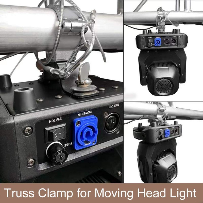 10PCS Eyeshot Premium Truss Clamp Stage Light Clamp, 2 Inch
