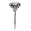 Silvershake Pink Mother of Pearl Inlay 925 Sterling Silver Filigree
