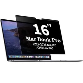 Privacy Screen MacBook Pro 16 inch (2021-2023, M1, M2, M3) -A2991 / A2485 / A2780, Magnetic Detachable Matte Anti-Blue Light Glare Filter 16 Inch Privacy Screen Protector for Mac Pro 16.2 Inch Laptop
