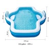 Alberca Inflable Summer Waves Familiar Color Azul
