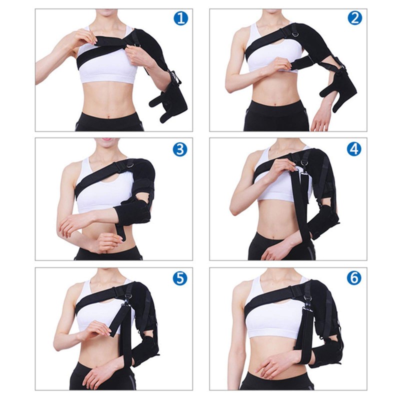 SH-RuiDu Arm Sling Shoulder Brace Adjustable with Stabilizer Sling Shoulder
