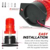 eTzone 30 LED Forklift Lights Red Emergency Beacon Strobes Warning