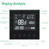 Wengart Home Thermostat Programmable WG03-4,AC230V Max3A Touch Screen LCD Display