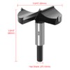 ASNOMY 3-9/16 Inch Forstner Drill Bit, Carbide Tipped Forstner Bit