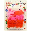 Eden Self Hinge Butterfly Hair Barrettes - 18 Pcs.