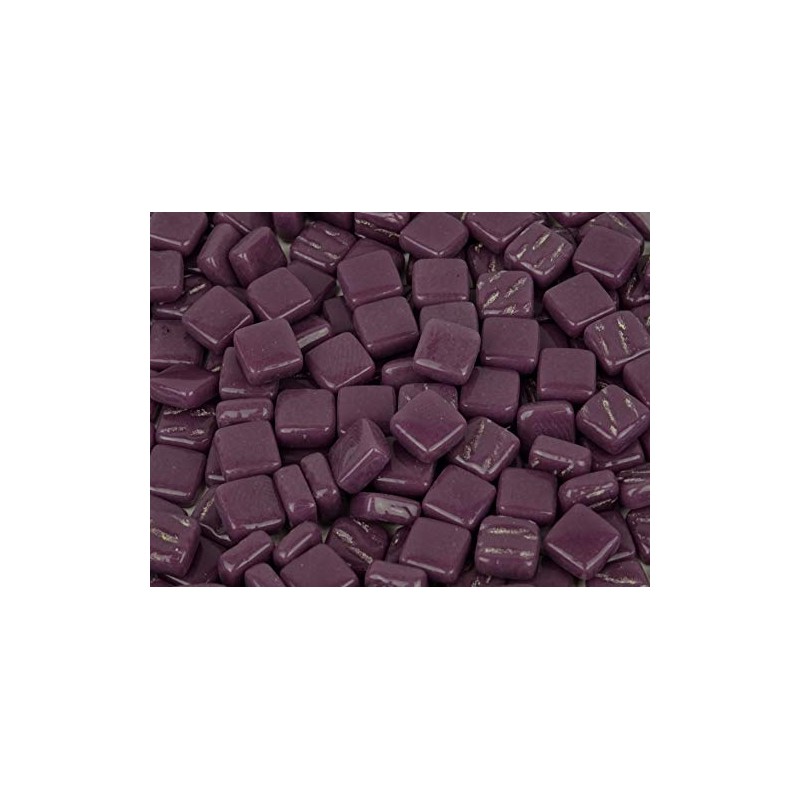 Ottoman Glass Micro Mosaic Tiles Deep Purple 100 Pack