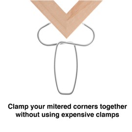 Fulton Miter Spring Clamps for Woodworking Set, Wood Trim, Picture Frames, Crown Molding Tool, Hip Clip and 13 Spring Miter Clamps for Trim, Finish Carpenter Tools, Made in the USA