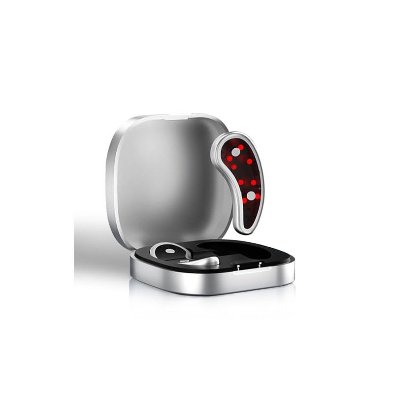 Eye Pods Red Light Therapy Patches, Portable Massager for Under-Eye