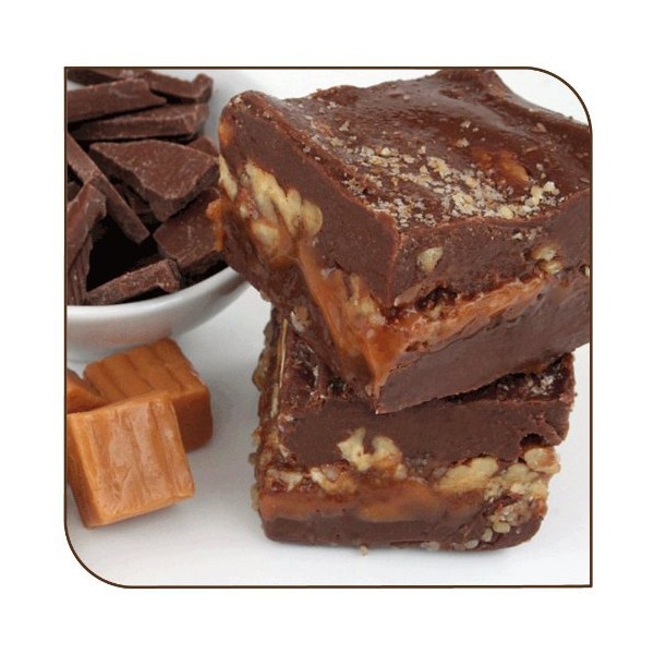 Mo's Fudge Factor, Chocolate Caramel Pecan Fudge 16 Ounces