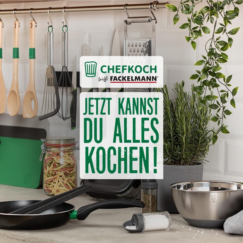 Chefkoch Slotted Turner Made of Sustainable Beech Wood - Ergonomic