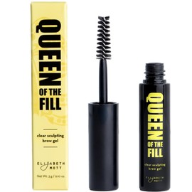 Elizabeth Mott Queen of the Fill Clear Sculpting Brow Gel to Shape and Control Brows and Lock in Brow Shape with Natural Finish - 3g