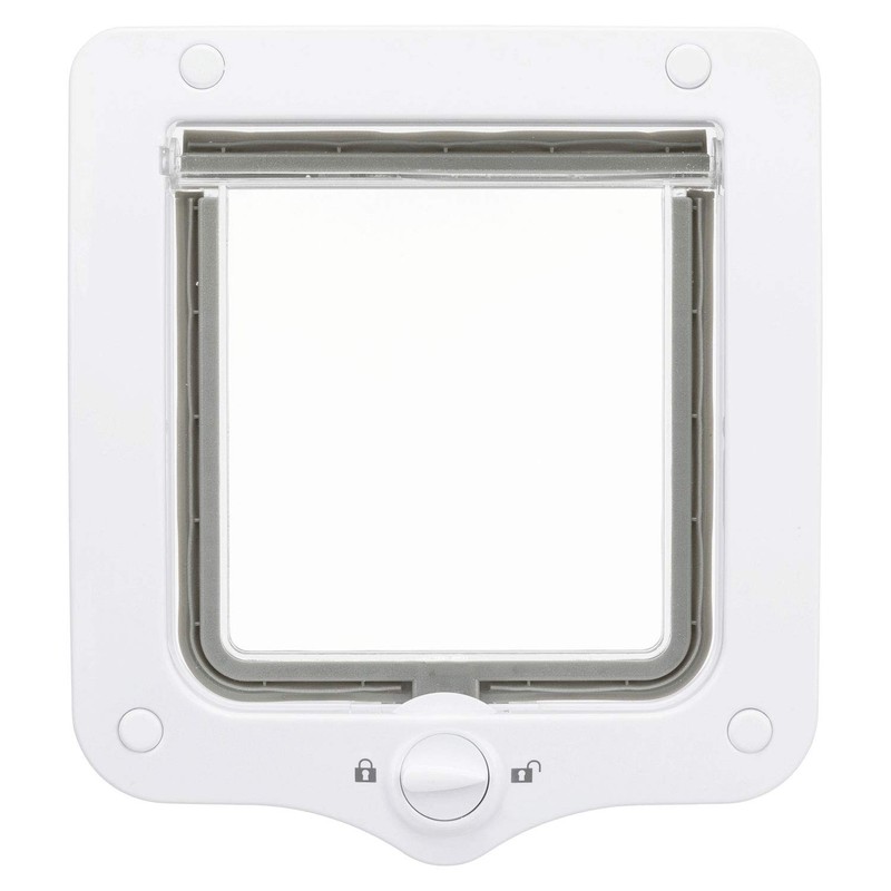 Trixie 2-Way Cat Flap, White, 390 g