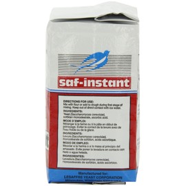 SAF Saf Instant Yeast, 1-Pound Pouches (Pack of 4)