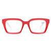 ZUVGEES Retro Style Square Reading Glass Big Eyeglass Frames Large