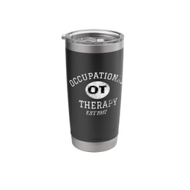 Occupational Therapy Vintage Stainless Steel Insulated Tumbler