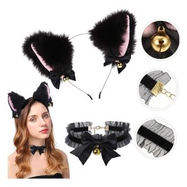 Arco De Cabello Aro Orejas De Gato + Cadena Clavículas